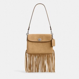 COACH® 1964 Fringe Women Crossbody Bag Yellow | NYGH61723