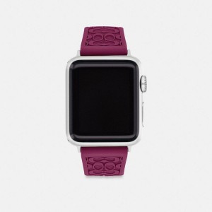 COACH® Apple® Strap, 38 Mm, 40 Mm And 41 Mm Women Watches Purple | DCJR23049
