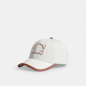 COACH® Baseball Men Hat White | GEFB21859