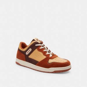COACH® C201 Men Sneakers White | BAYL31790