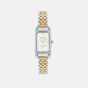COACH® Cadie, 17.5 Mm X 28.5 Mm Women Watches Silver | DAJV62019