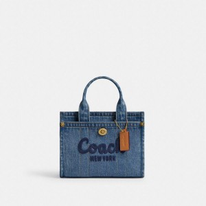 COACH® Cargo 20 Women Tote Bags Blue | IDEO07918