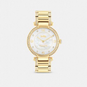 COACH® Cary, 34 Mm Women Watches Gold | SPKU30582