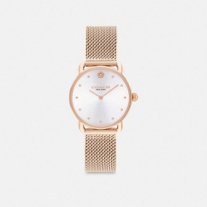 COACH® Elliot, 28 Mm Women Watches Gold | MWAD12698