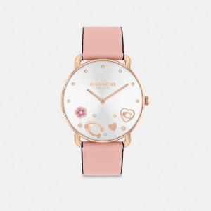 COACH® Elliot, 36 Mm Women Watches Pink | DYVR95038
