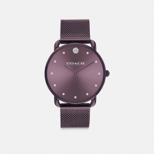 COACH® Elliot, 36 Mm Women Watches Purple | ONGR57901