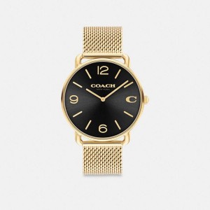 COACH® Elliot, 41 Mm Men Watches Gold | MOWA47360