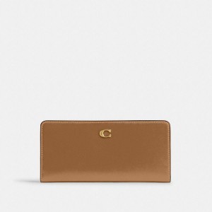 COACH® Essential Slim Women Wallet Brown | YXSZ73416