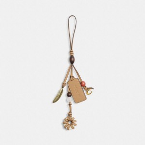 COACH® Heritage Bag Women Charms Gold | GBQE82049