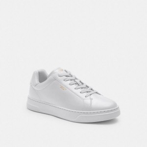 COACH® High Line Men Sneakers White | ETNI04367