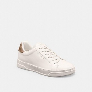 COACH® High Line Women Sneakers White | SJRA40795