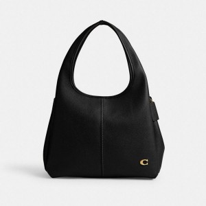 COACH® Lana Shoulder Women Tote Bags Black | SNAD12874