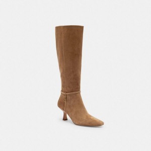 COACH® Raquel Women Boots Brown | SLIK27864