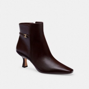 COACH® Rebeccaie Women Boots Brown | ZMLJ83046