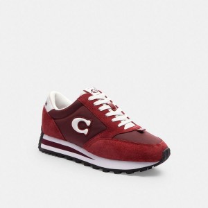 COACH® Runner Women Sneakers Red | QRDH82093