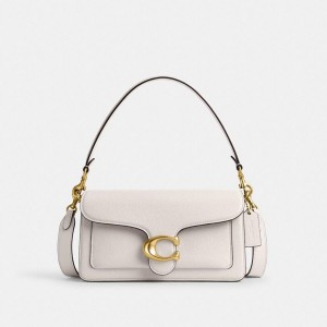 COACH® Tabby 26 Women Shoulder Bag White | QWPY36082