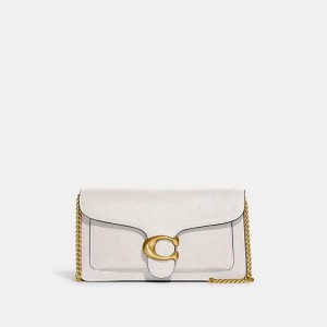 COACH® Tabby Chain Women Clutch Bags White | QPMV46027