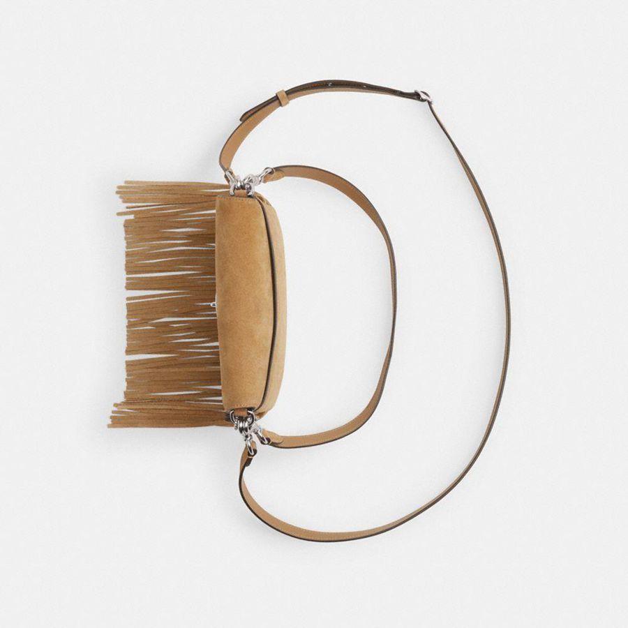 COACH® 1964 Fringe Women Crossbody Bag Yellow | NYGH61723