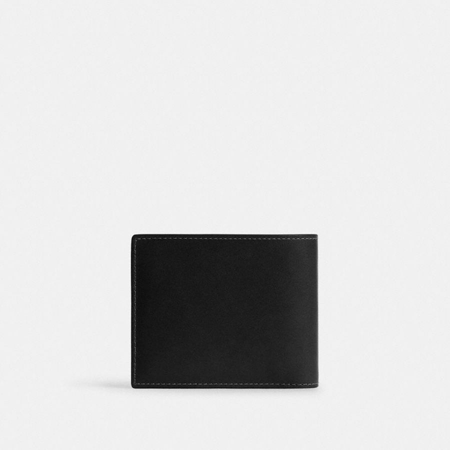 COACH® 3 In 1 Men Wallet Black | ANHP17394