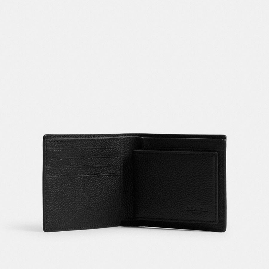 COACH® 3 In 1 Men Wallet Green | XMJC87253