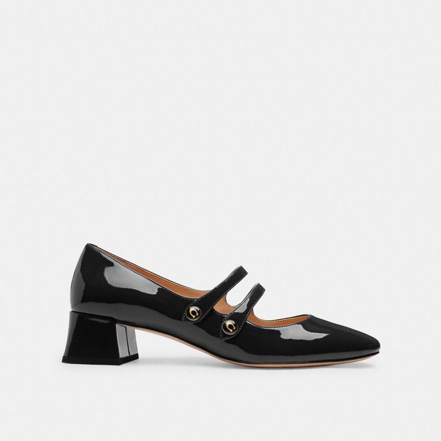COACH® Angelina Mary Jane Women Pumps Black | NYTB75218