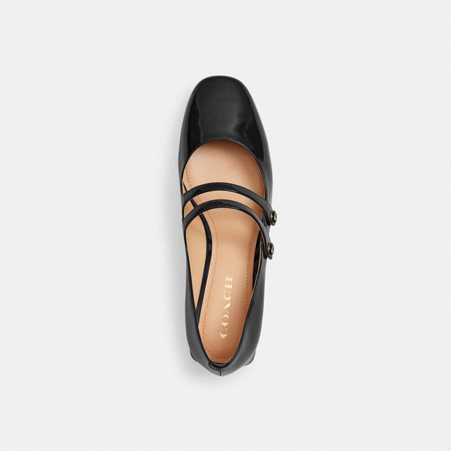 COACH® Angelina Mary Jane Women Pumps Black | NYTB75218