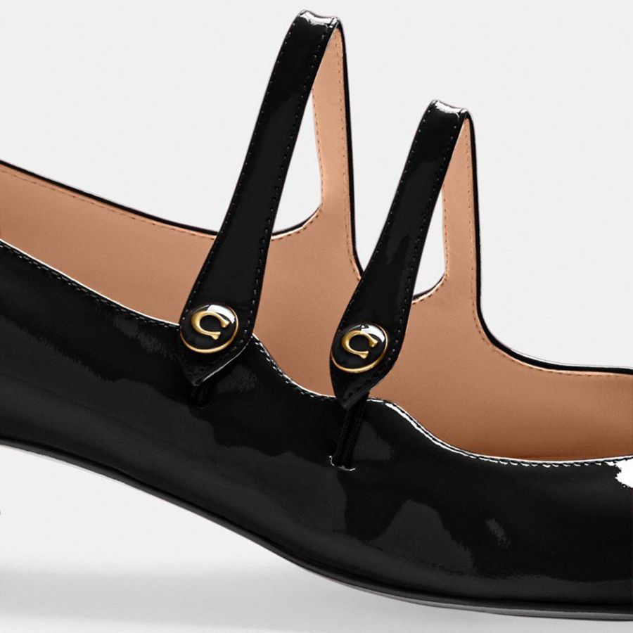 COACH® Angelina Mary Jane Women Pumps Black | NYTB75218