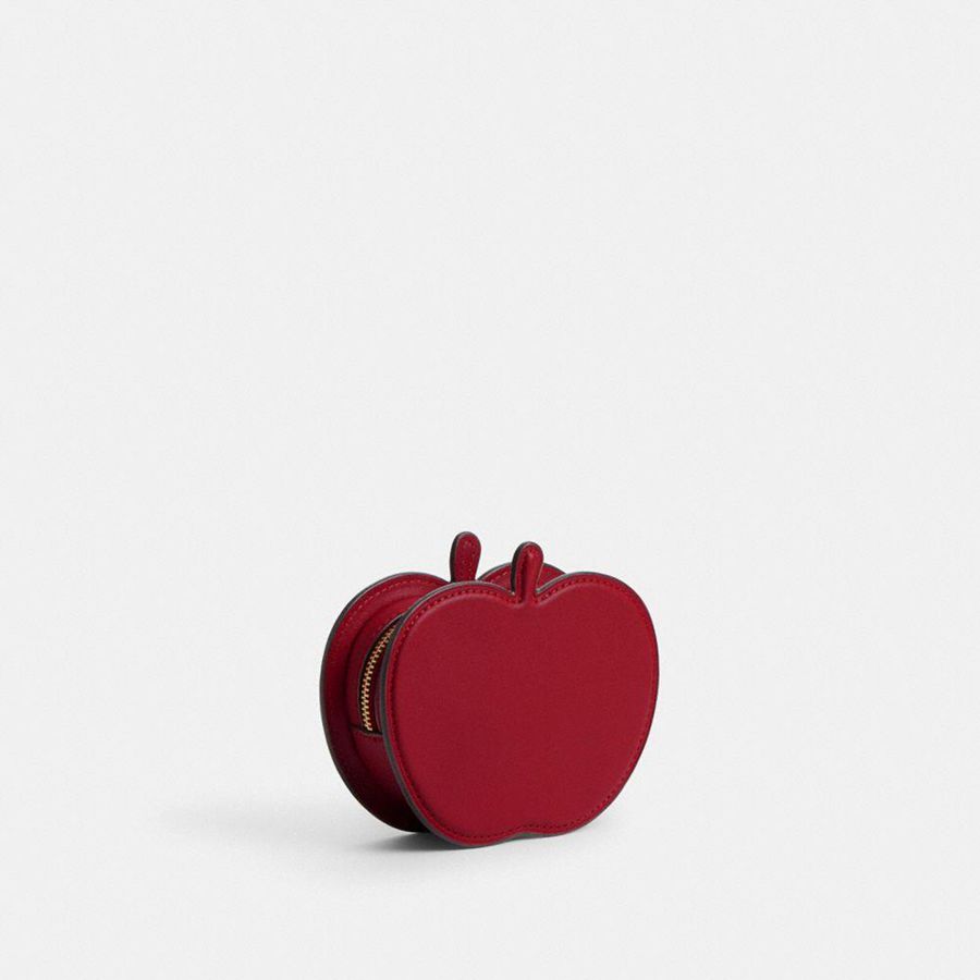 COACH® Apple Coin Purse Women Wallet Red | NZGP98367
