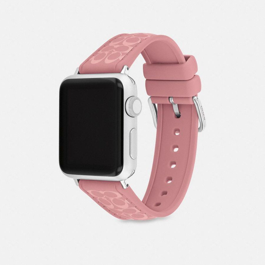 COACH® Apple® Strap, 38 Mm, 40 Mm And 41 Mm Women Watches Pink | XPCS03497