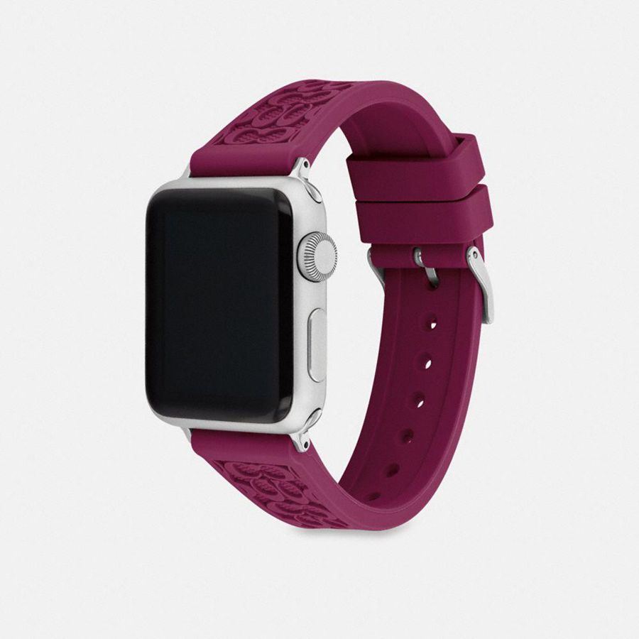 COACH® Apple® Strap, 38 Mm, 40 Mm And 41 Mm Women Watches Purple | DCJR23049