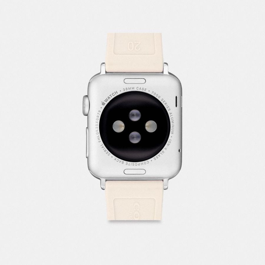 COACH® Apple® Strap, 38 Mm, 40 Mm And 41 Mm Women Watches White | KSZV86720