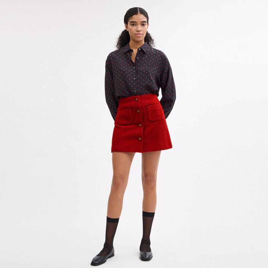 COACH® Boucle Women Skirt Red | SYZD46527