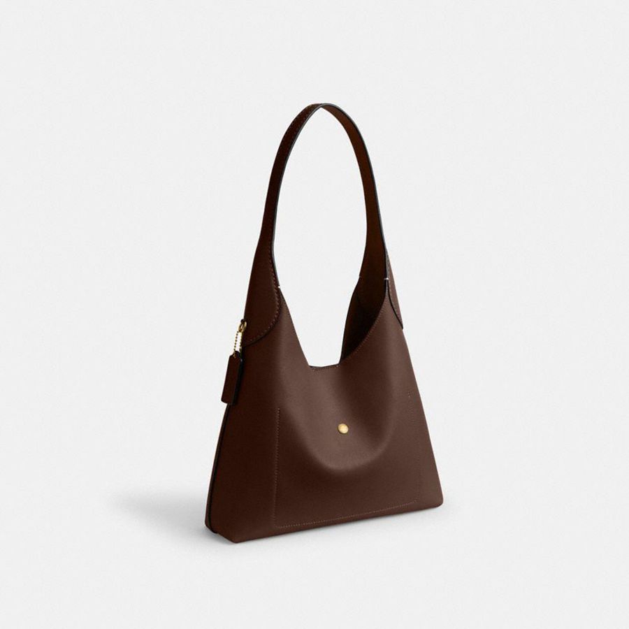 COACH® Brooklyn 28 Women Shoulder Bag Brown | QABU68329