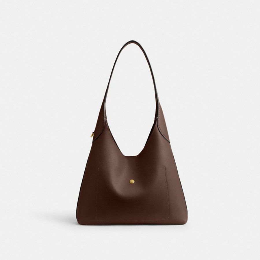 COACH® Brooklyn 28 Women Shoulder Bag Brown | QABU68329
