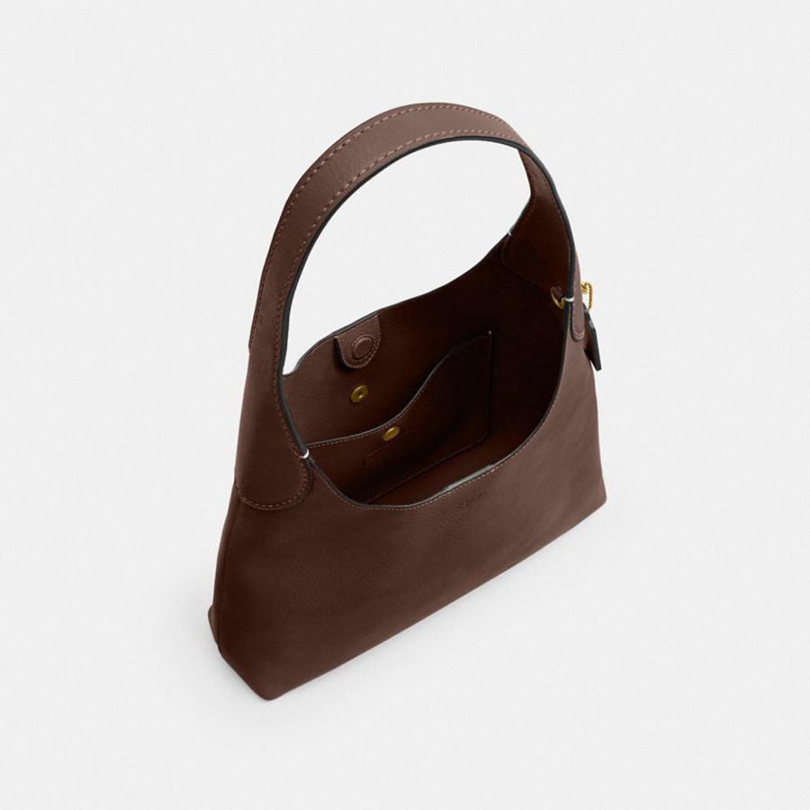 COACH® Brooklyn 28 Women Shoulder Bag Brown | QABU68329