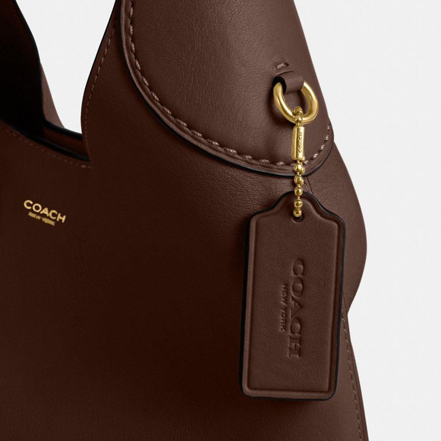 COACH® Brooklyn 28 Women Shoulder Bag Brown | QABU68329