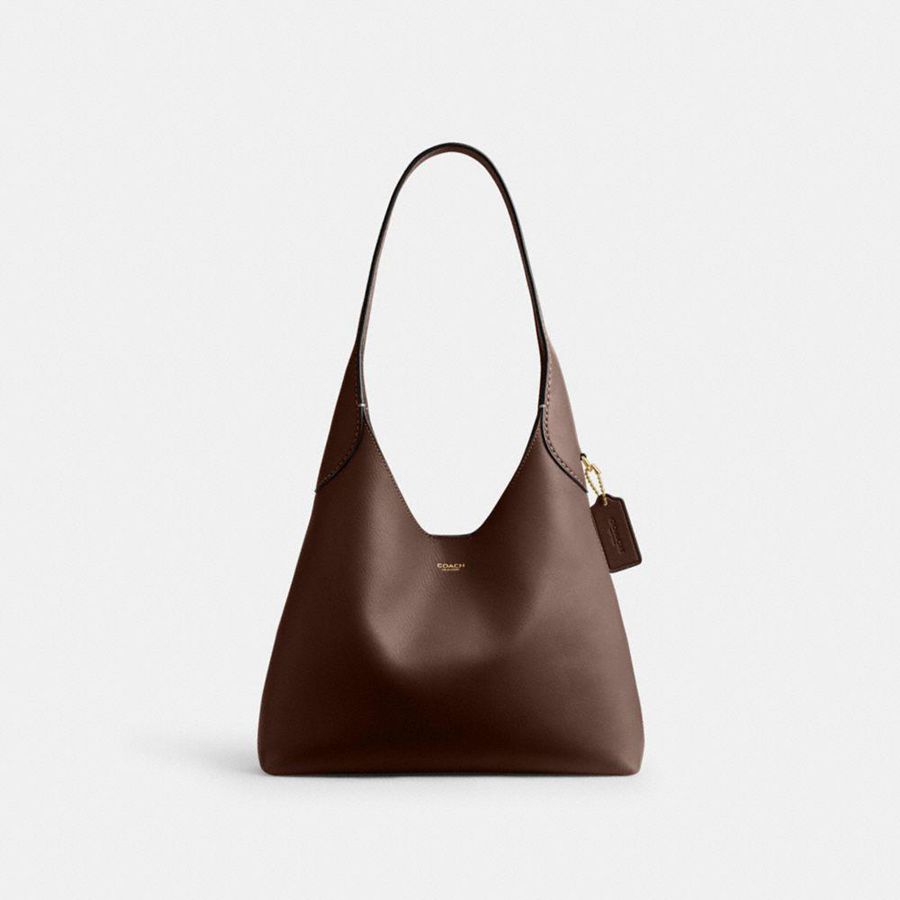 COACH® Brooklyn 28 Women Shoulder Bag Brown | QABU68329