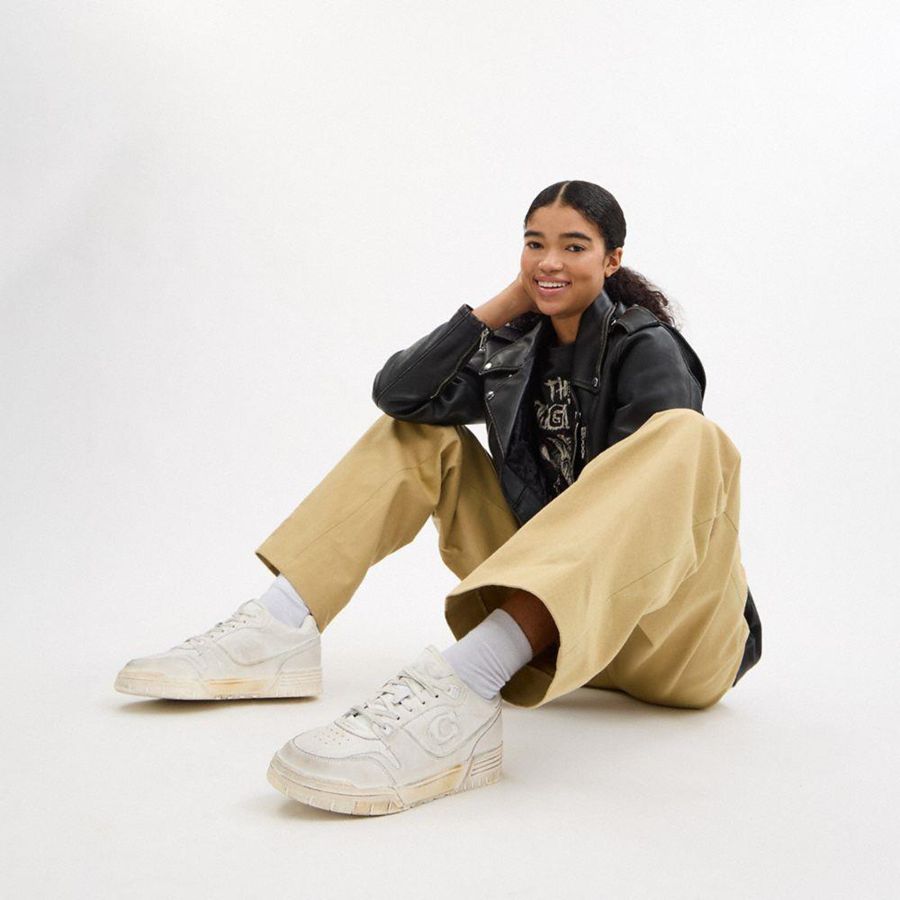 COACH® Buy Now Soho Women Sneakers White | SLNH38209