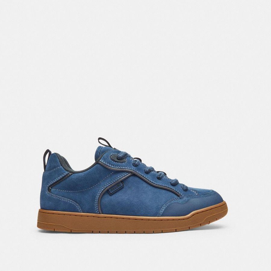 COACH® C203 Men Sneakers Blue | RUBI53061