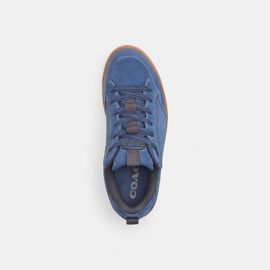 COACH® C203 Men Sneakers Blue | RUBI53061