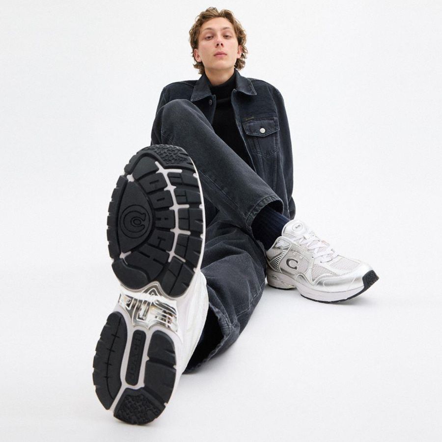 COACH® C301 Men Sneakers White | SMIJ70324