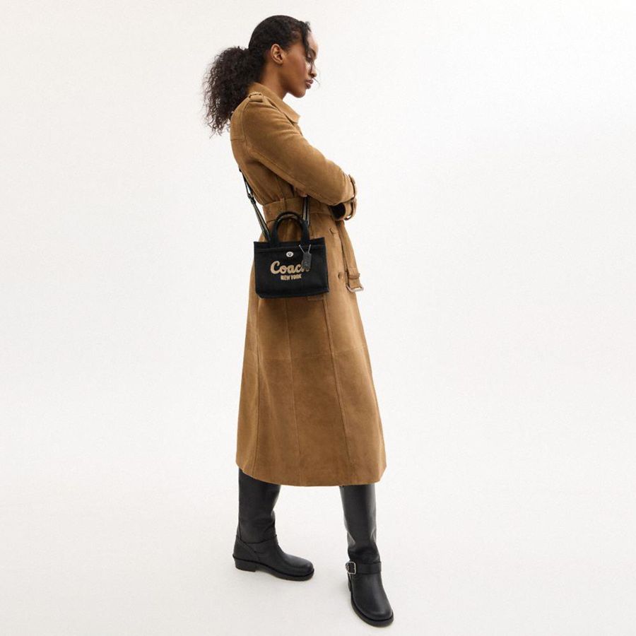 COACH® Cargo 20 Women Tote Bags Black | LBNQ32079