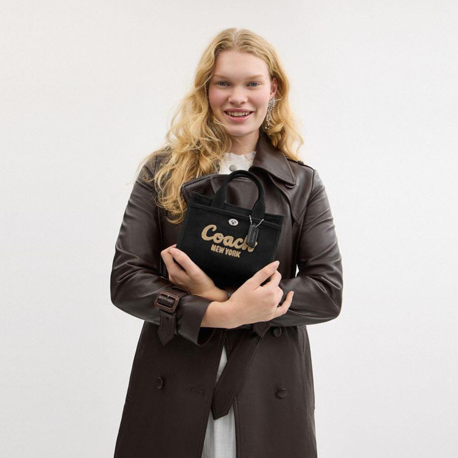 COACH® Cargo 20 Women Tote Bags Black | LBNQ32079