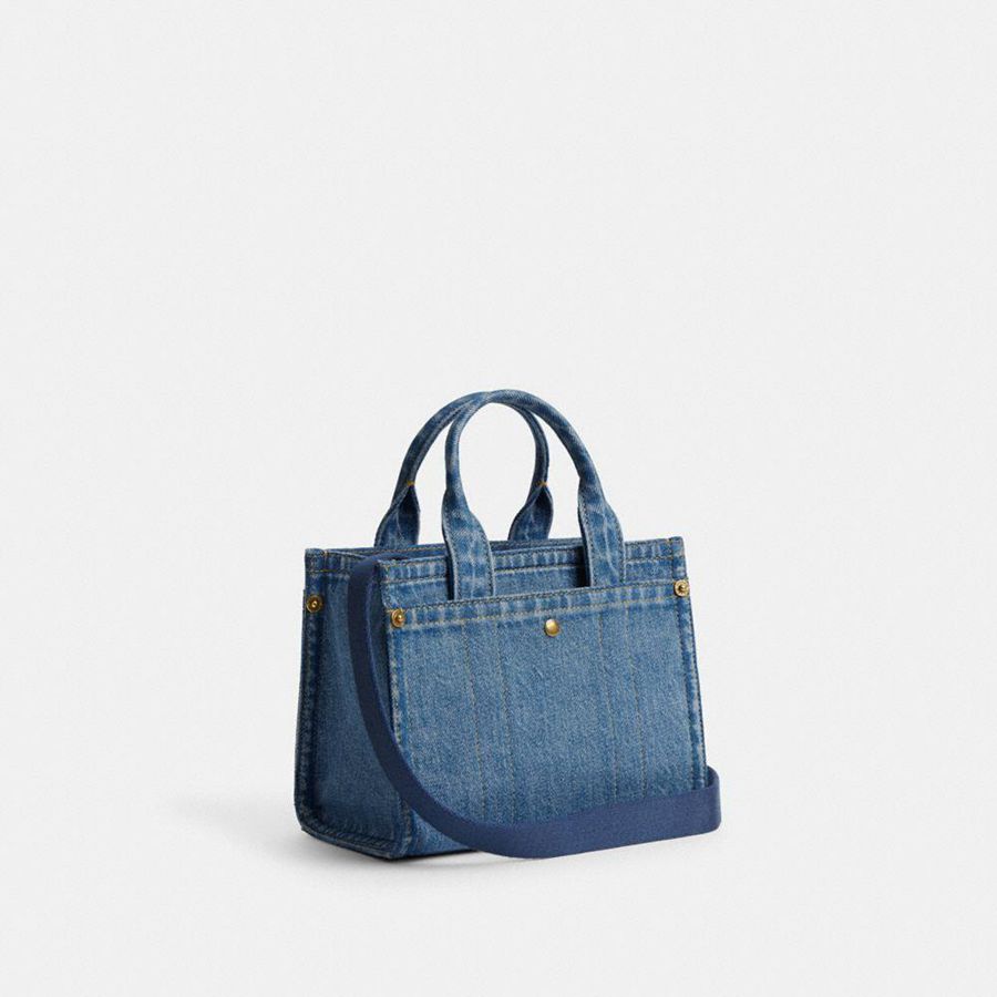 COACH® Cargo 20 Women Tote Bags Blue | IDEO07918