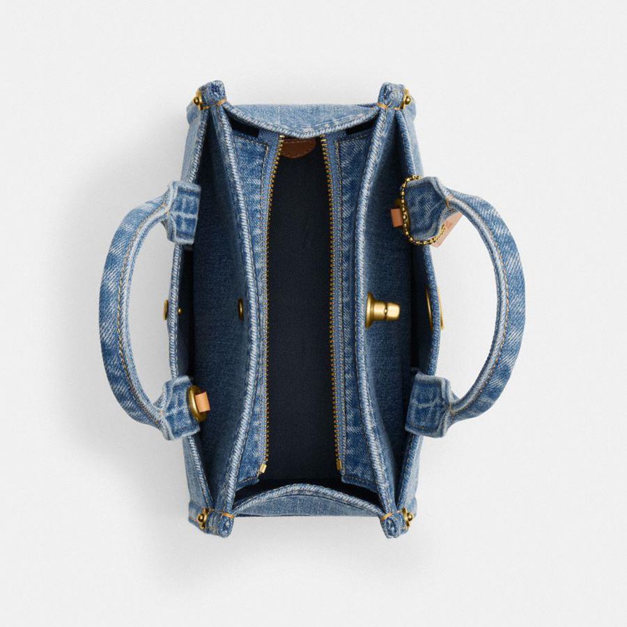 COACH® Cargo 20 Women Tote Bags Blue | IDEO07918