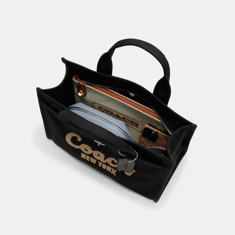 COACH® Cargo Women Tote Bags Black | TKGW83472