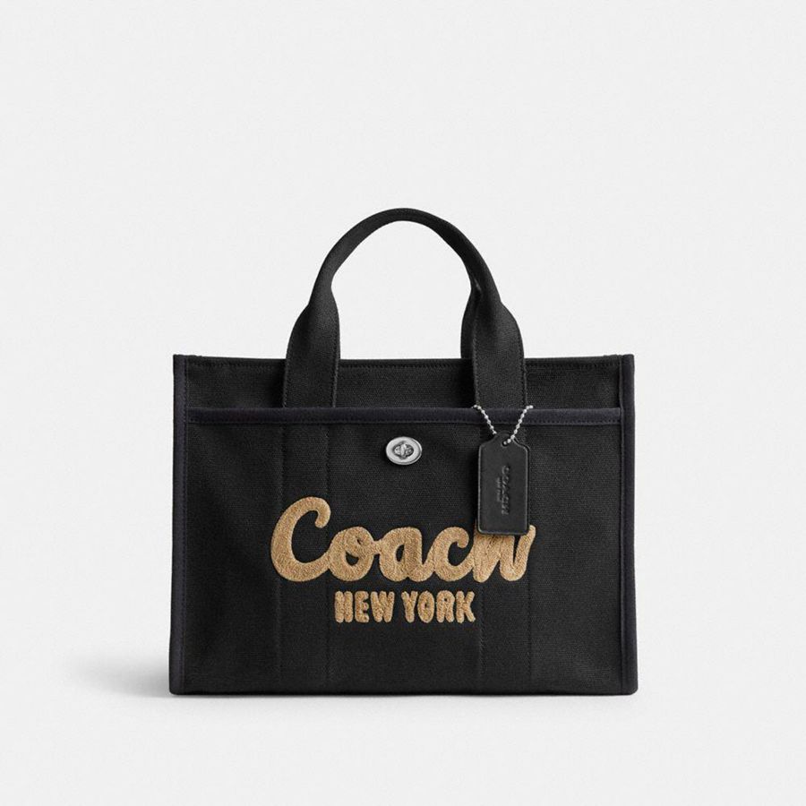COACH® Cargo Women Tote Bags Black | TKGW83472