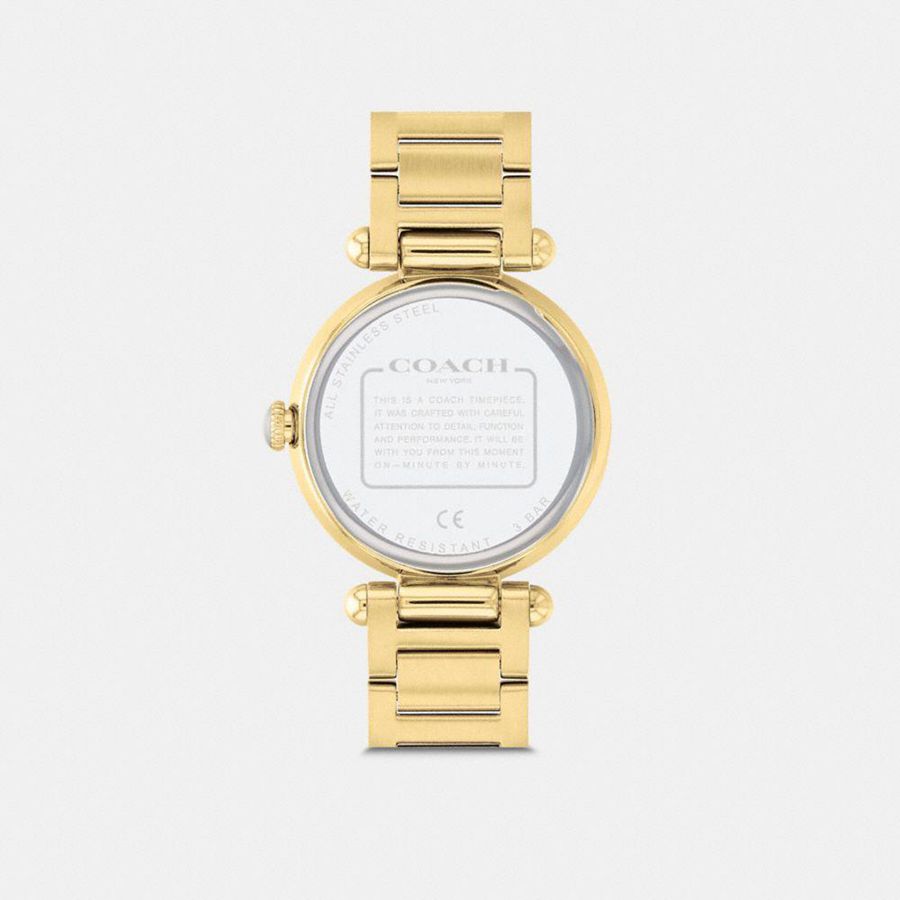 COACH® Cary, 34 Mm Women Watches Gold | SPKU30582