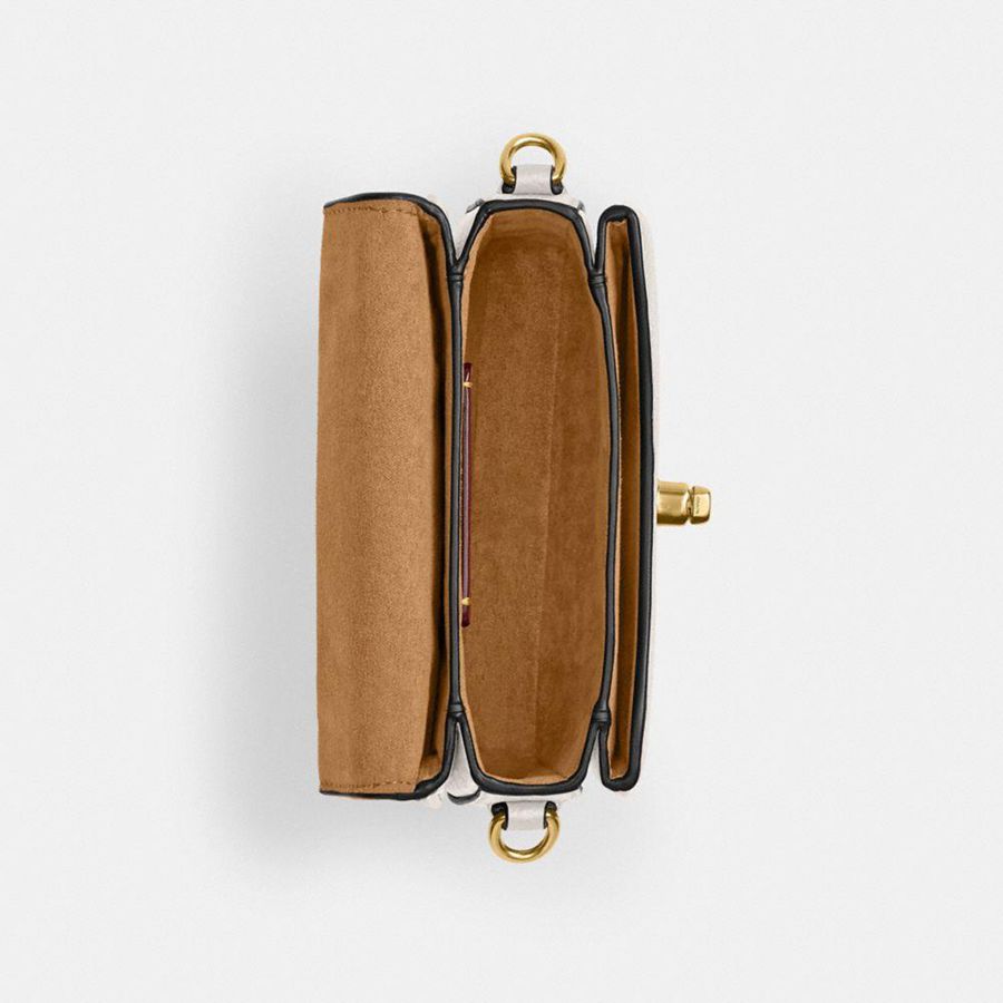 COACH® Cassie 17 Women Crossbody Bag White | GWBE39476