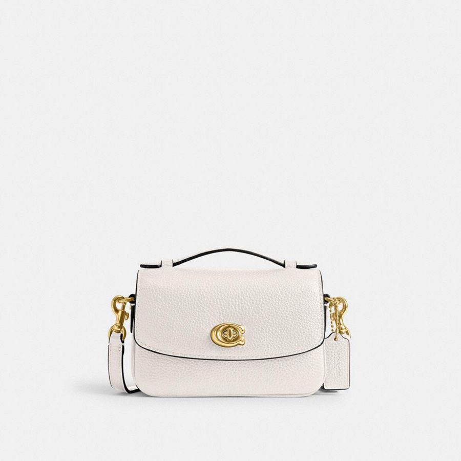 COACH® Cassie 17 Women Crossbody Bag White | GWBE39476